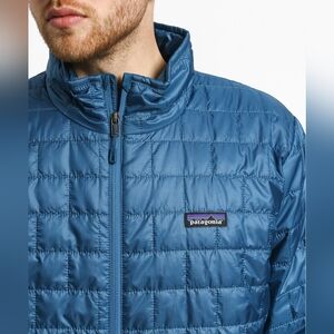 PATAGONIA BLUE NANO PUFF JACKET SIZE SMALL